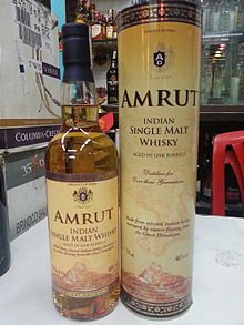 Distilled from barley grown at the North West of India, Amrut Indian Single Malt Whisky is matured in New American Oak and ex-bourbon before bottling.