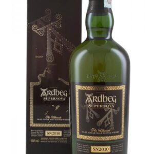 Ardbeg Supernova 2010, peated to an astonishing level of over 100 parts per million, is released the second time in May 2010 – as a very limited edition!