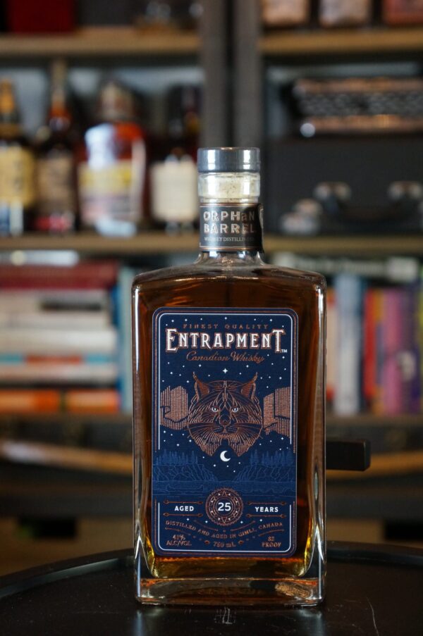 Buy Orphan Barrel Entrapment 25 Year Old online and experience a unique blend of flavors and nuanced aromas from an aged whiskey.