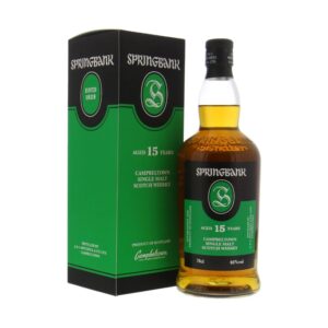 Buy Springbank 15 Year Old 2022 online. Aged for 10 years, this whisky is made from local barley and is perfect for special occasions.