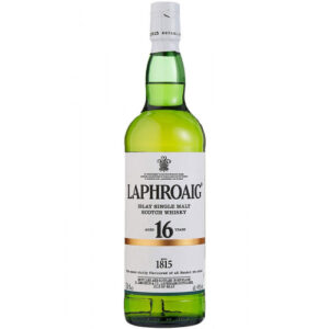 Rich and smooth, Laphroaig 16 Year Old Scotch whisky is aged to perfection for an unmistakably smoky flavor. Enjoy its unique character neat or mixed.