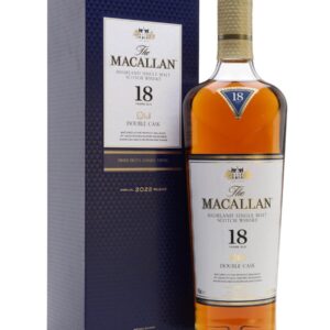 Buy the luxurious Macallan 18 Year Old Double Cask 2022 online. Enjoy the unique aroma and flavor of this whisky.