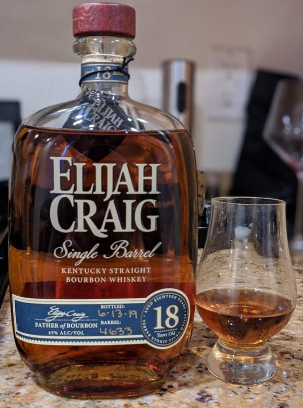 elijah craig single barrel 18 year