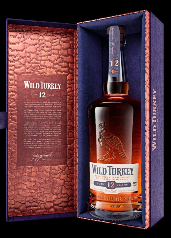 Buy Wild Turkey 12 Year 101 Proof bourbon online. Enjoy rich, bold flavors with a smooth finish. Perfect for collectors and bourbon enthusiasts.