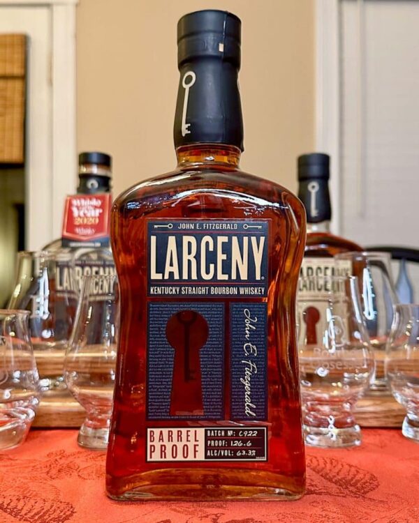 Buy Larceny Barrel Proof C922 online. Premium aged bourbon with a barrel proof and a deep, full flavor available for purchase.