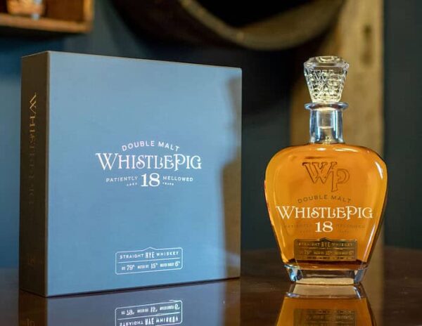 Purchase Whistlepig 18 Year Double Malt Rye online. Finest aged American rye whiskey for sale, aged for 18 years for a perfectly balanced flavor.