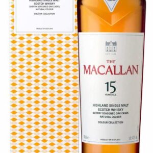 Premium liquor store with Macallan Colour Collection 15 years old for sale. Enjoy the smooth and complex taste of this award-winning whisky!