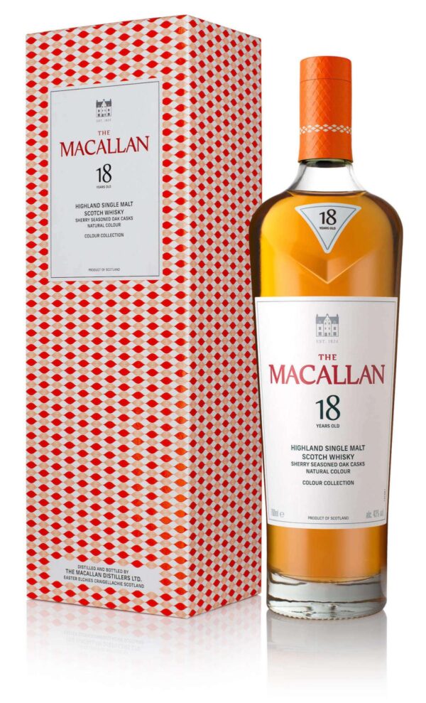 Enjoy the sophisticated taste of Macallan Colour Collection 18 Years Old from Premium Liquor Store. Indulge in its unique, smooth flavor!