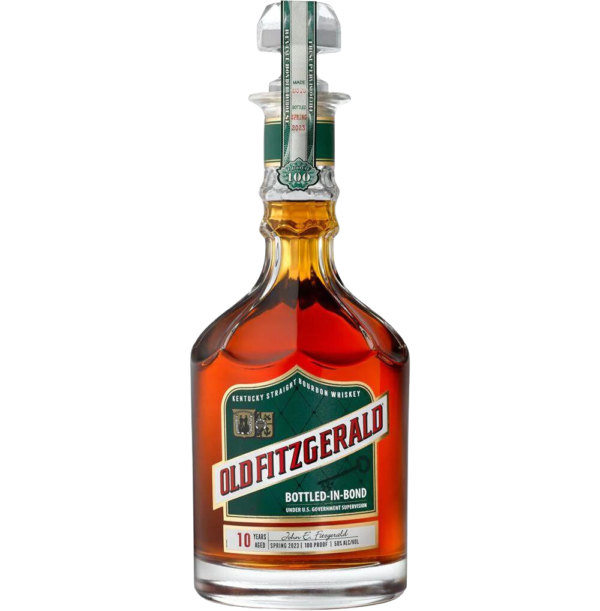 Celebrate the rich heritage and exceptional craftsmanship of Old Fitzgerald with the release of the Old Fitzgerald 10 Year Bottled In Bond Spring 2024. Bottled at 50% ABV (100 Proof), this bourbon is part of the highly acclaimed Old Fitzgerald Bottled-in-Bond series.