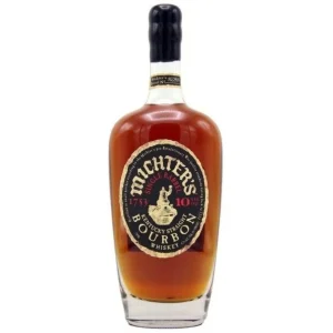 The 2015 Michters 10 Year Single Barrel Bourbon is a rich, aged Kentucky bourbon with caramel, oak, and warm spice.