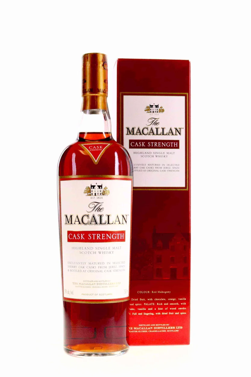Macallan Cask Strength Scotch Whisky