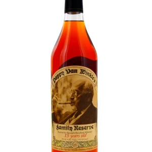 Buy Pappy Van Winkle 15 Year Old Family Reserve bourbon. Rare Kentucky whiskey with deep oak richness and long complex finish.