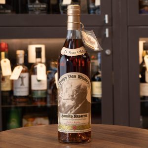 Buy Pappy Van Winkle 23 Year bourbon whiskey with deep oak flavor, caramel sweetness, and a long smooth finish.