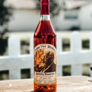 Buy Pappy Van Winkle 15 Year Old Family Reserve bourbon. Rare Kentucky whiskey with deep oak richness and long complex finish.