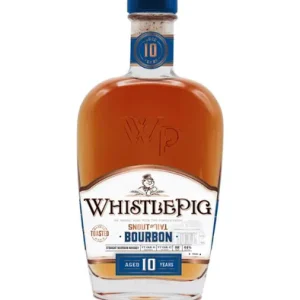 Buy WhistlePig Snout To Tail bourbon aged ten years with toasted oak and smoked maple complexity.