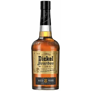 Buy George Dickel 8 Year Bourbon online. Smooth eight year aged bourbon with caramel, vanilla, fruit, and oak spice flavor.