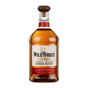 Wild Turkey Rare Breed Barrel Proof bourbon with bold spice, vanilla sweetness, and rich oak depth from cask strength aging.